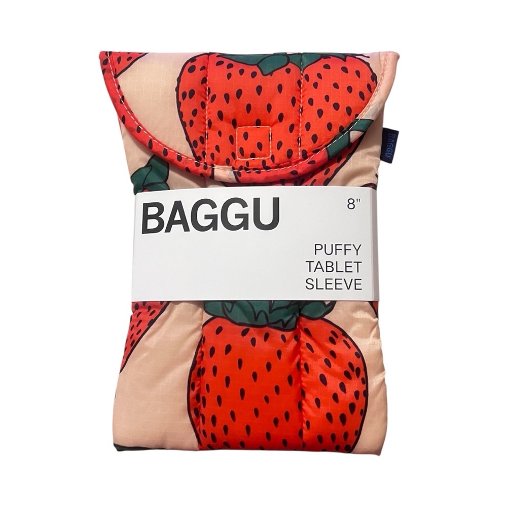 BAGGU 8” PUFFY TABLET SLEEVE 🍓 Strawberry